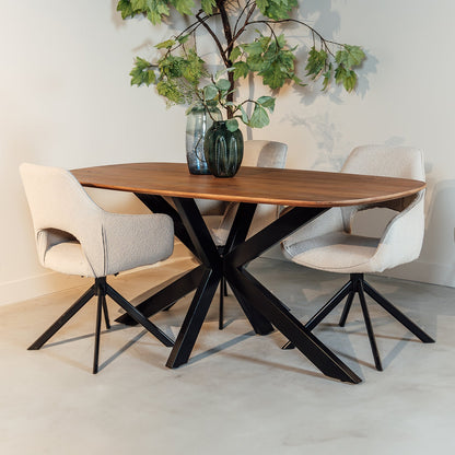 Eettafel Akagi | Deens Ovaal