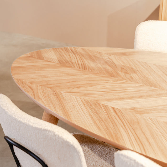 Eettafel Ines | Naturel Eikenfineer