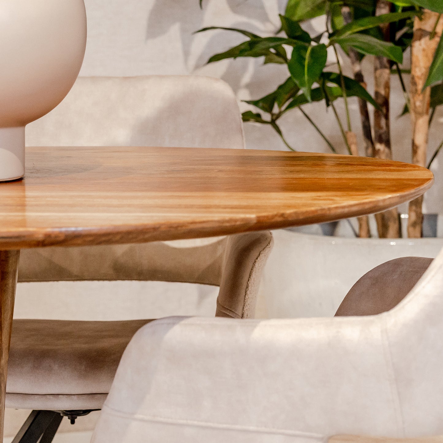 Eettafel Brix Vivian | Rond | Natural Mangohout