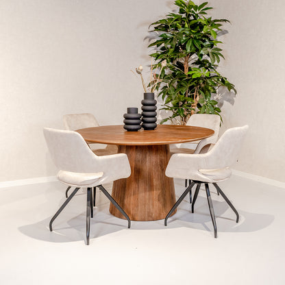 Eettafel Salvator | Naturel Mangohout