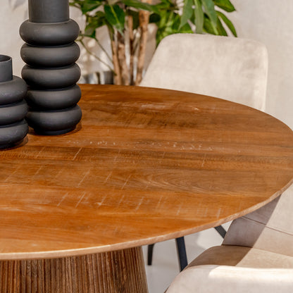 Eettafel Salvator | Naturel Mangohout