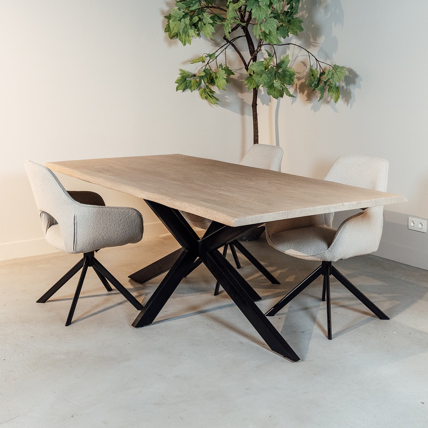 Eettafel Tree Fantasy | Naturel Acaciahout