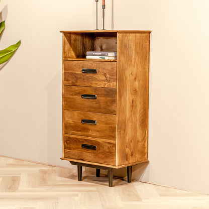 Ladekast Elias 60 cm | Naturel Mangohout