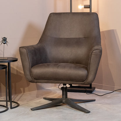 Fauteuil Tod Microvezel Antraciet