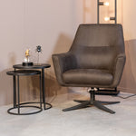 Fauteuil Tod Microvezel Antraciet