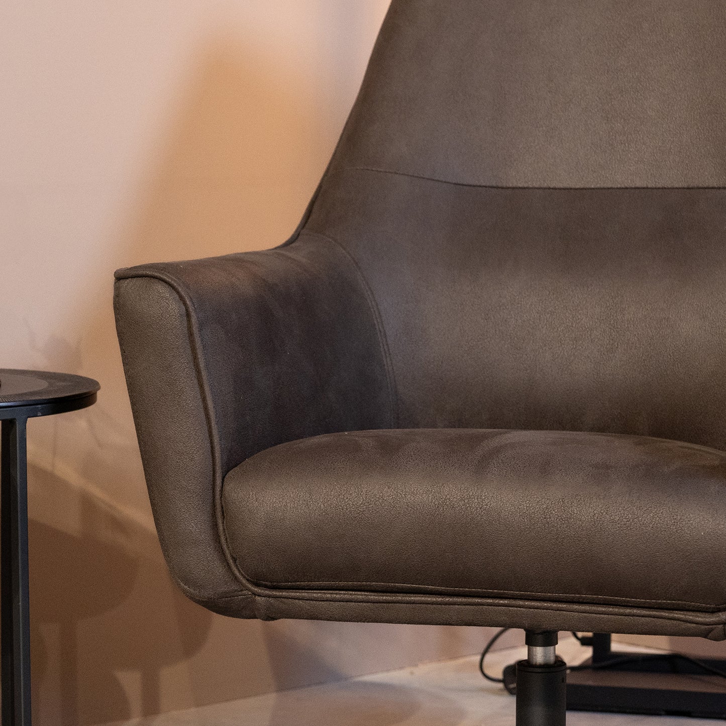 Fauteuil Tod Microvezel Antraciet