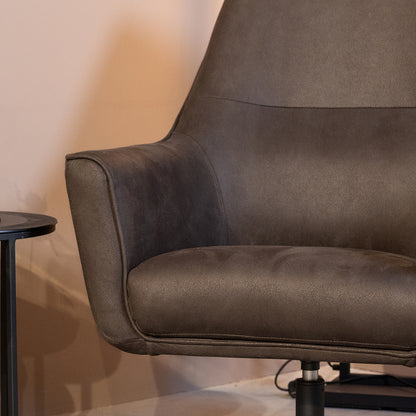 Fauteuil Tod Microvezel Antraciet