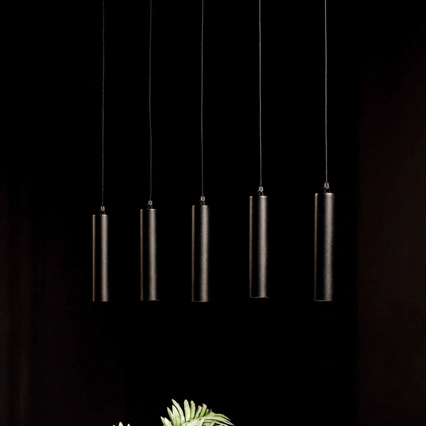 Hanglamp Ferroli | 5-lichts | Zwart Metaal