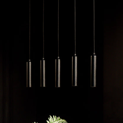 Hanglamp Ferroli | 5-lichts | Zwart Metaal