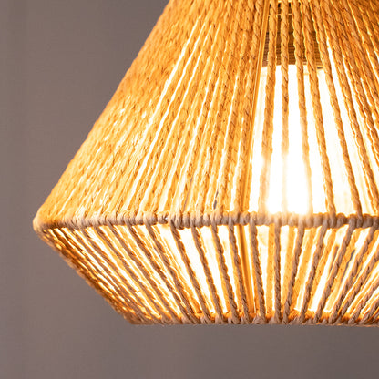 Hanglamp Ibiza Diamond | 3 Lichten | Naturel Jute