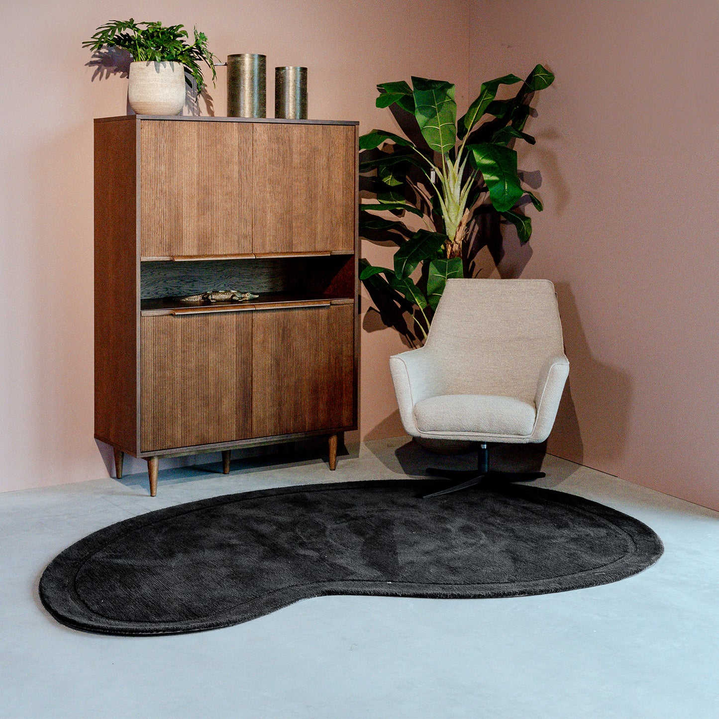 Vloerkleed Mody | Antraciet | 200x300 cm