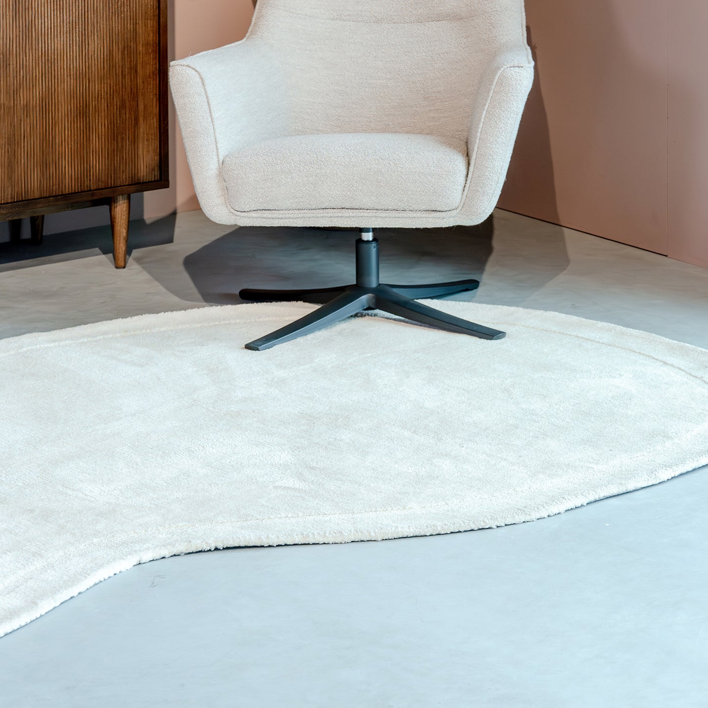 Vloerkleed Mody | Ivoor Wit | 160x230 cm