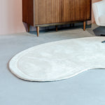 Vloerkleed Mody ivoor wit 160x230 cm, vooraanzicht in een interieur