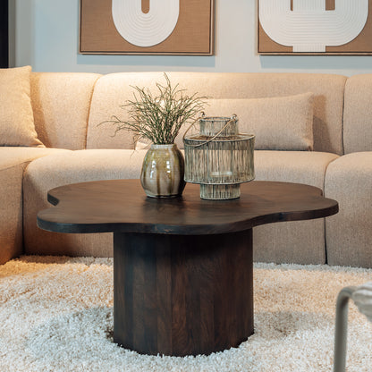 Salontafel Fiore | Bruin Mangohout | Organisch