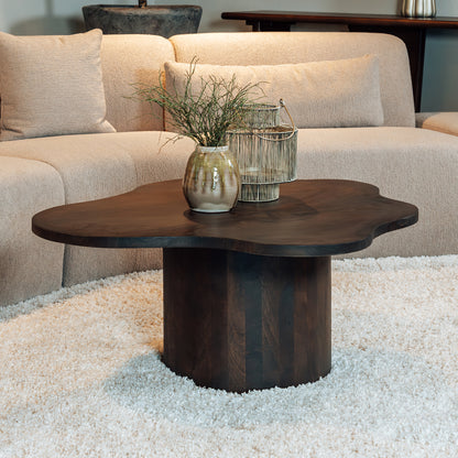 Salontafel Fiore | Bruin Mangohout | Organisch
