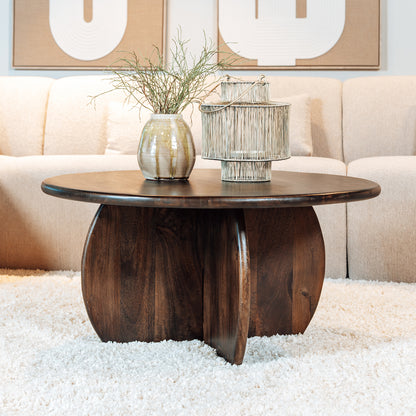 Salontafel Belly | Mangohout Walnoot