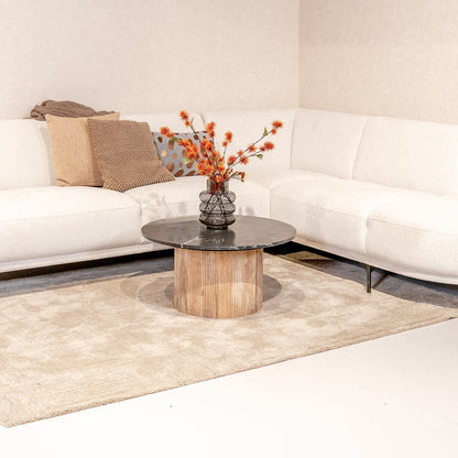 Salontafel Brix Nova | Rond | Marmer Mangohout