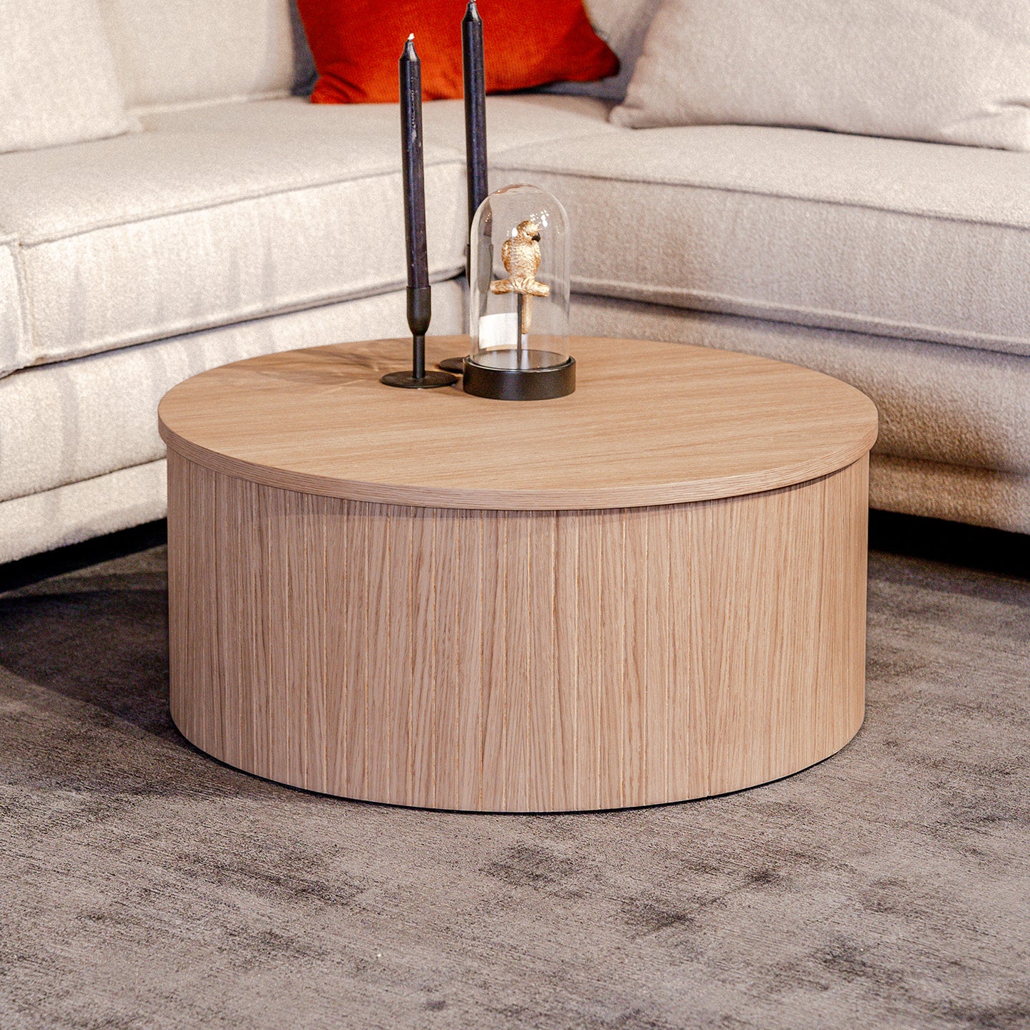 Salontafel Oliva | 70cm | Naturel Eikenhout