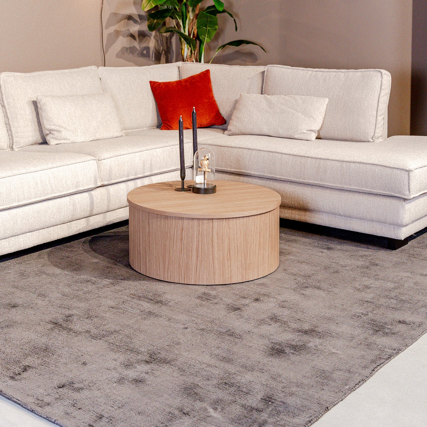 Salontafel Oliva | 70cm | Naturel Eikenhout