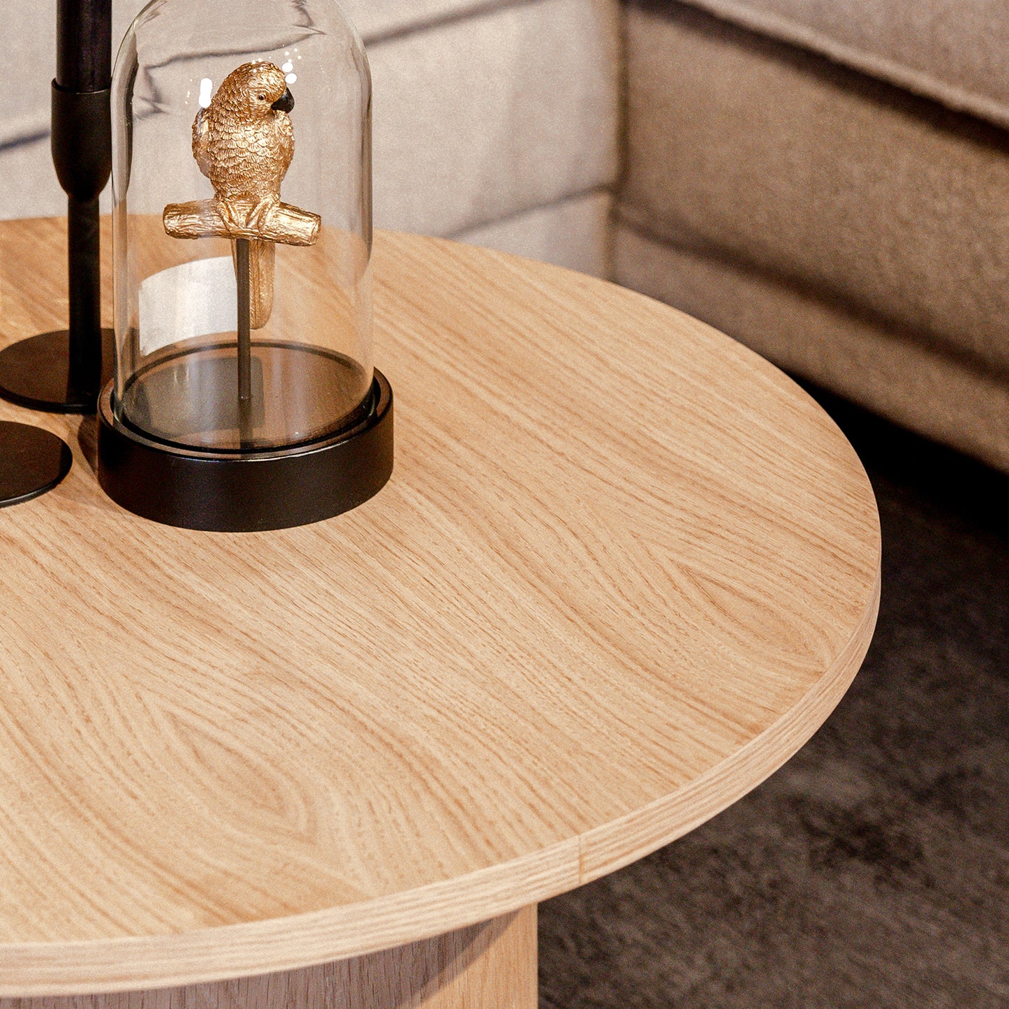 Salontafel Oliva | 60cm | Naturel Eikenhout