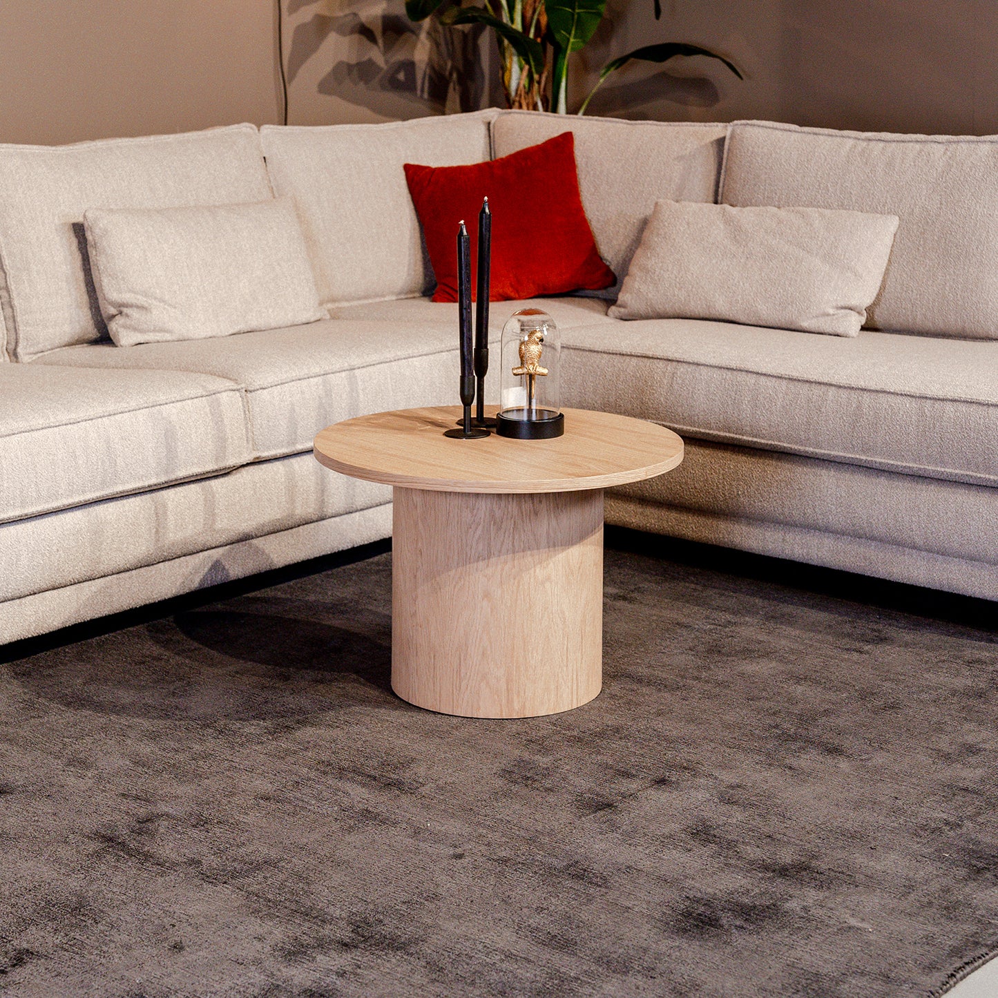 Salontafel Oliva | 60cm | Naturel Eikenhout