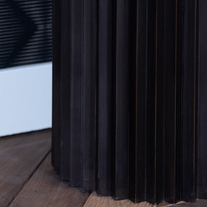 Sidetable Hampton | Zwart Travertin