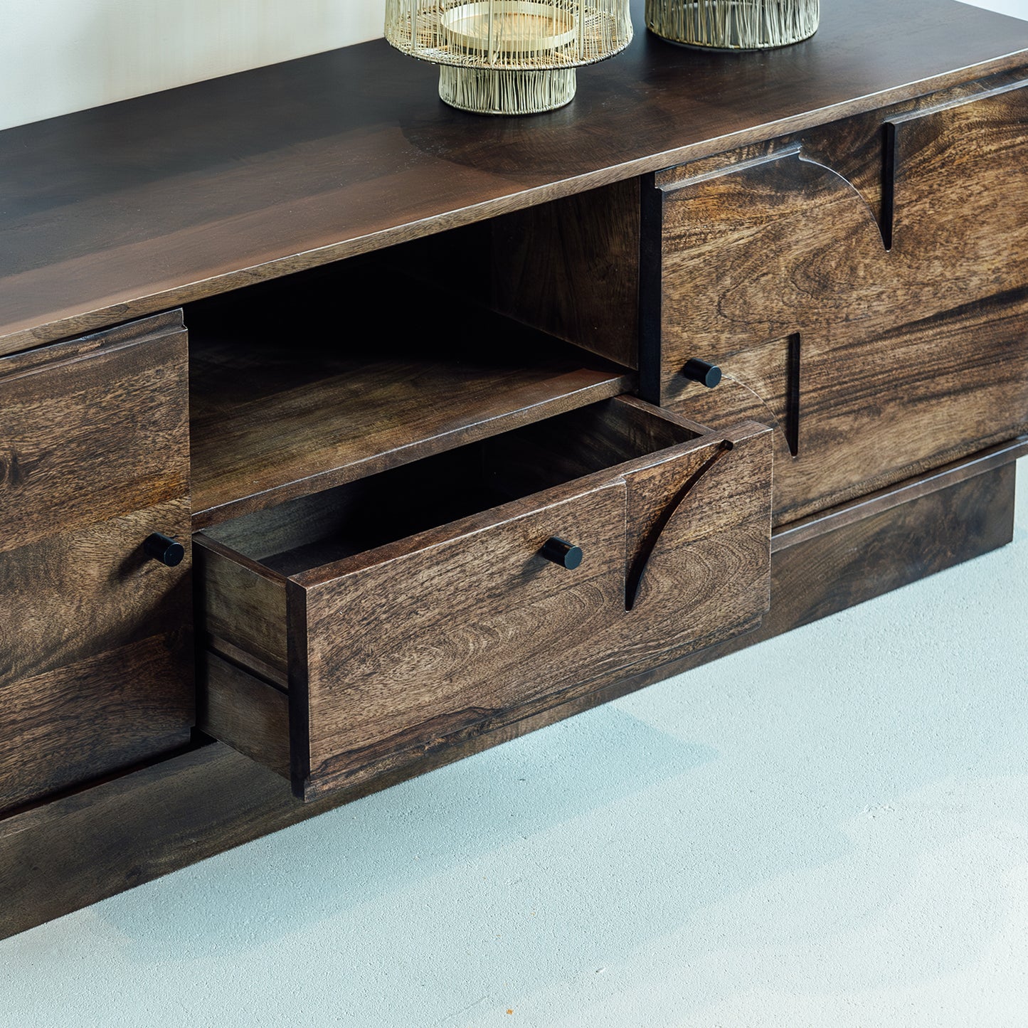 TV-Meubel Kaapstad | Mangohout Walnoot