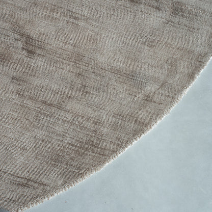 Vloerkleed Velvy | Rond | Taupe | 200x200 cm