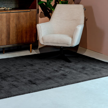 Vloerkleed Velvy | Rechthoek | Antraciet | 160x230 cm