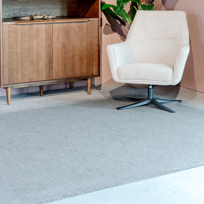 Vloerkleed Wolly | Grijs Wol | 160x230 cm
