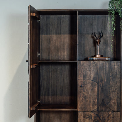 Wandkast Kaapstad | Mangohout Walnoot