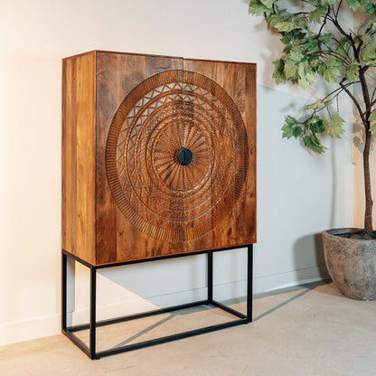 Kabinet Maya | Masssief Mangohout Naturel