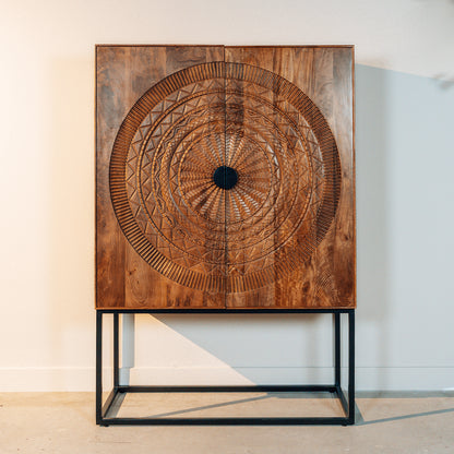 Kabinet Maya | Masssief Mangohout Naturel