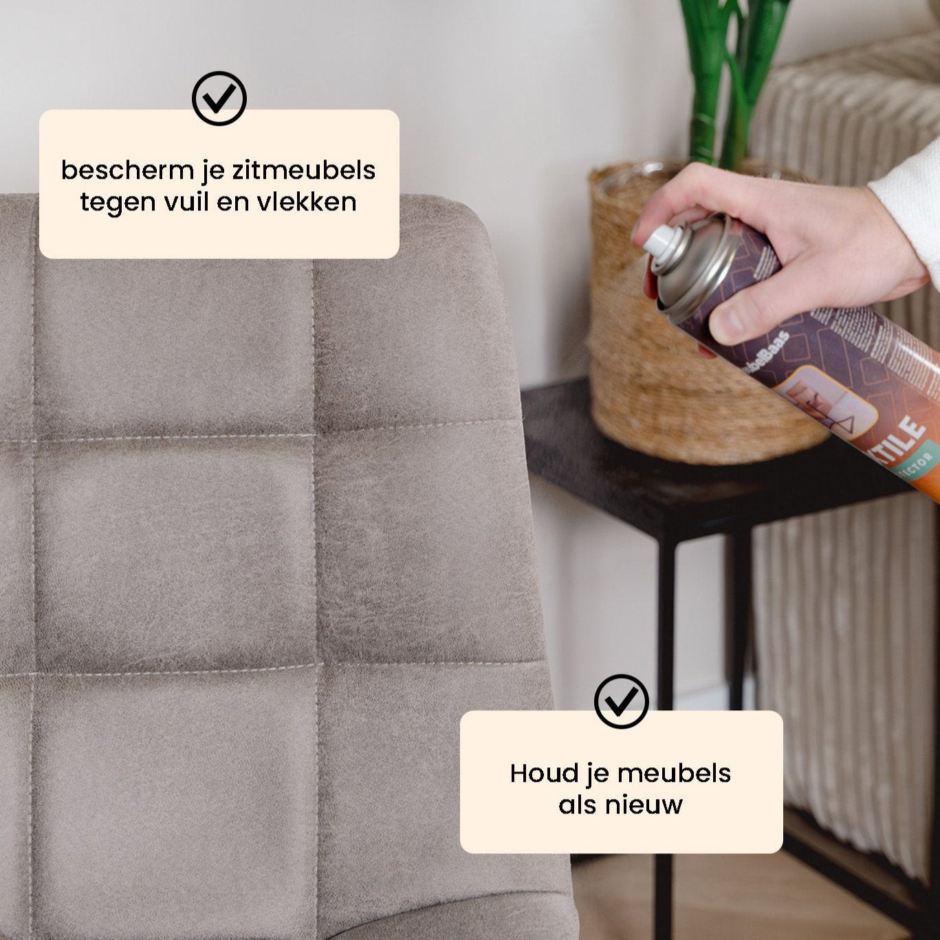 Textile Protector Impregneermiddel (Goed voor 2 stoelen)