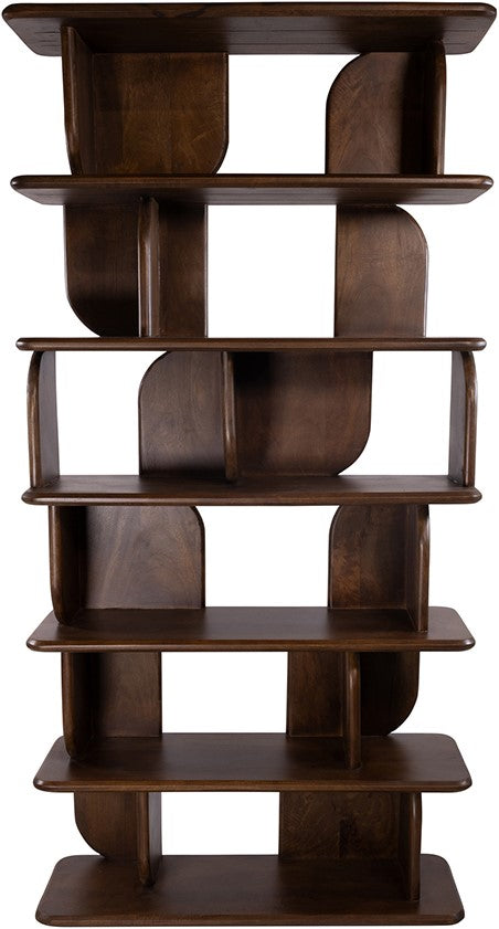 Boekenkast Oregano | Walnoot Bruin