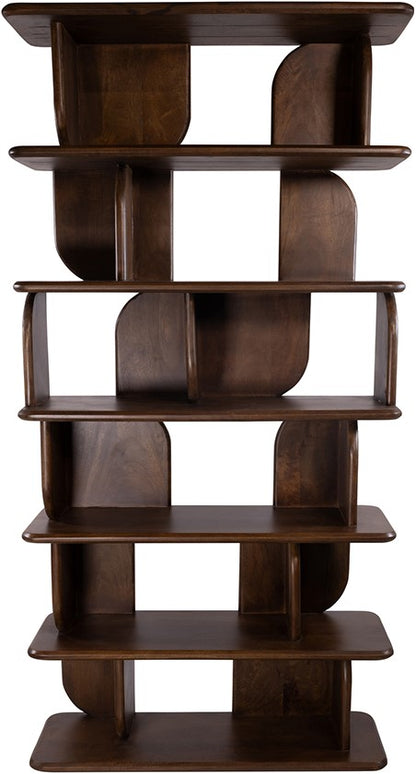 Boekenkast Oregano | Walnoot Bruin