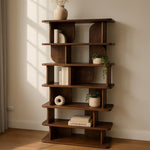 Boekenkast Oregano | Walnoot Bruin