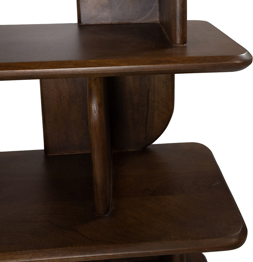 Boekenkast Oregano | Walnoot Bruin