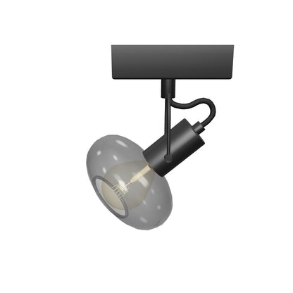 Plafondspot Madee | 1-Lichts | Zwart Metaal