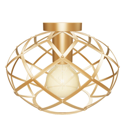 Plafonnière Wolfram | Ø 30 cm | Goud