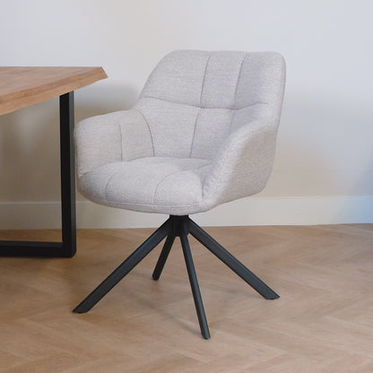 Eetkamerstoel Alba Donker Bruin