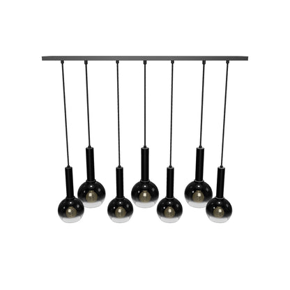 Hanglamp Marius | 7 Lampen | Zwart