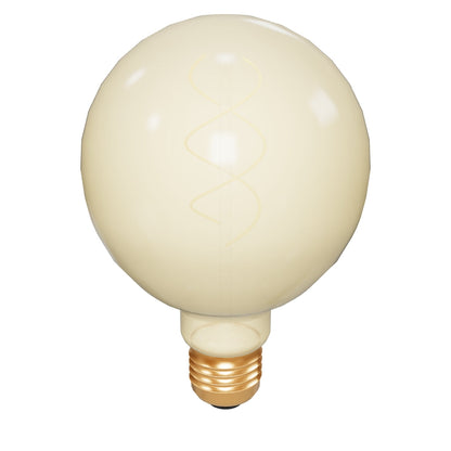 Lichtbron G95 | LED Dimbaar | Filament Bol Ø9,5 | Amberkleurig Glas