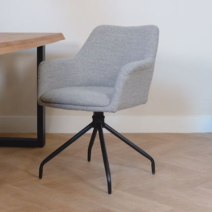 Eetkamerstoel Ortana Donker Bruin