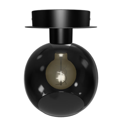 Plafonnière Marius | Mat Zwart