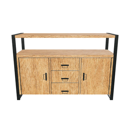 Dressoir Britt | 2 deuren 3 lades | Mangohout | NIEUW