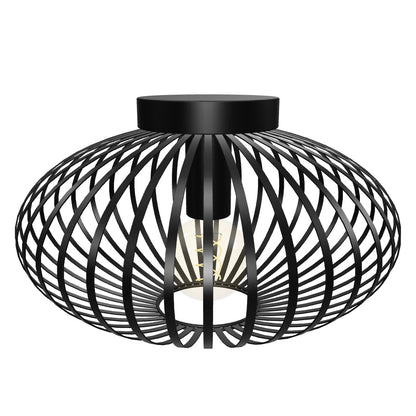 Plafonnière Manuela | Ø 39,5 cm | Zwart