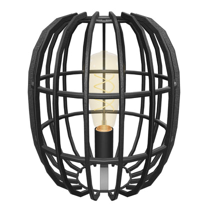 Tafellamp Reda | Ø 22 cm | Zwart