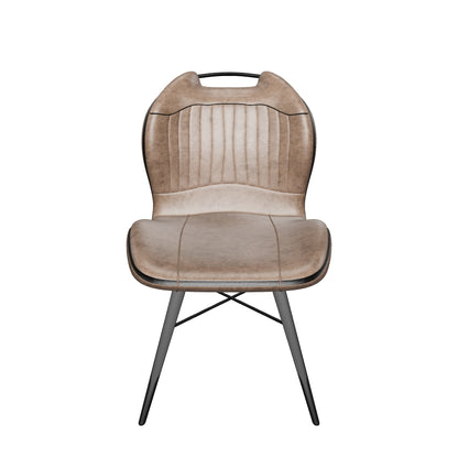 Eetkamerstoel Splash | Taupe Microvezel