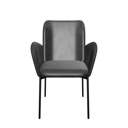 Eetkamerstoel Jari | Velours Antraciet